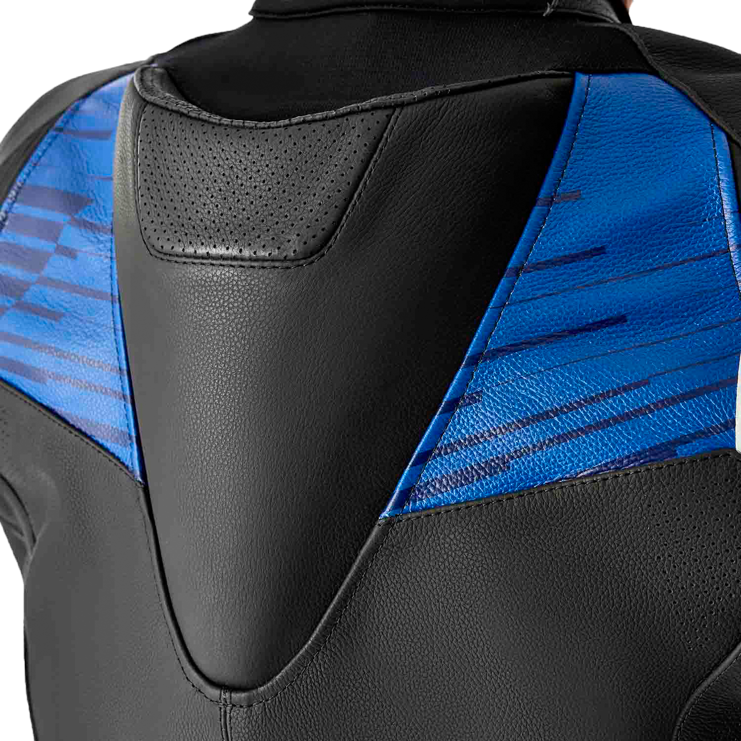 RST Tractech Evo D3o Leather Jacket Blue/Black Size Small