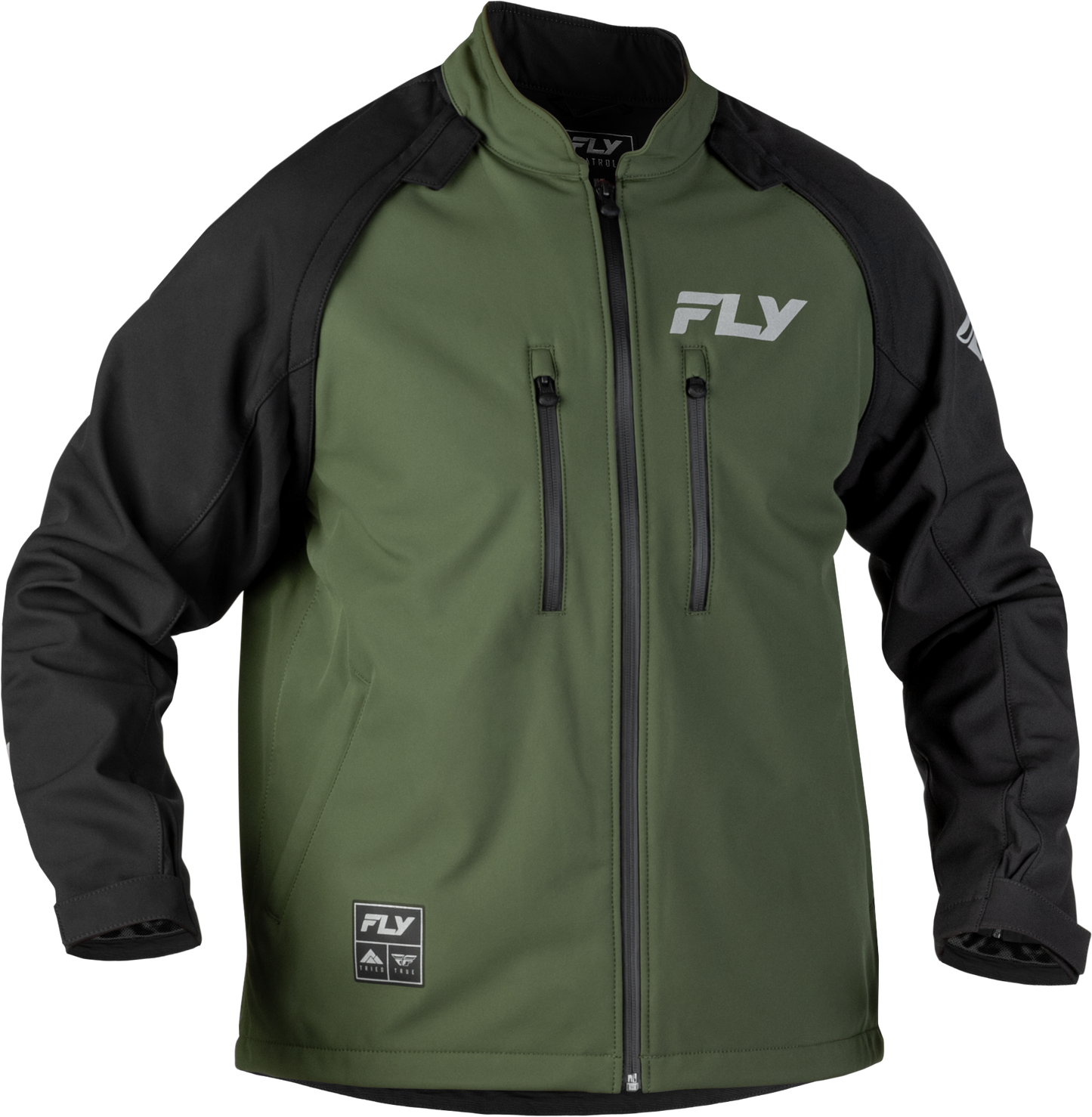 Fly Racing Patrol Jacket Forest Green/Black 2X – Versatile Waterproof Motorcycle Outerwear
