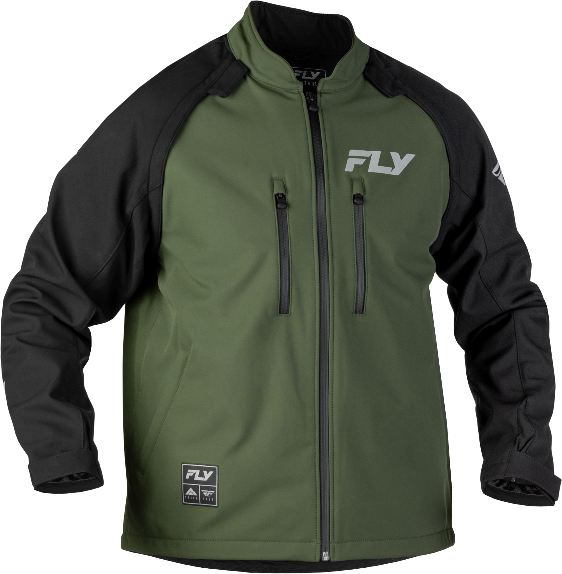 Fly Racing Patrol Jacket Forest Green/Black 2X – Versatile Waterproof Motorcycle Outerwear