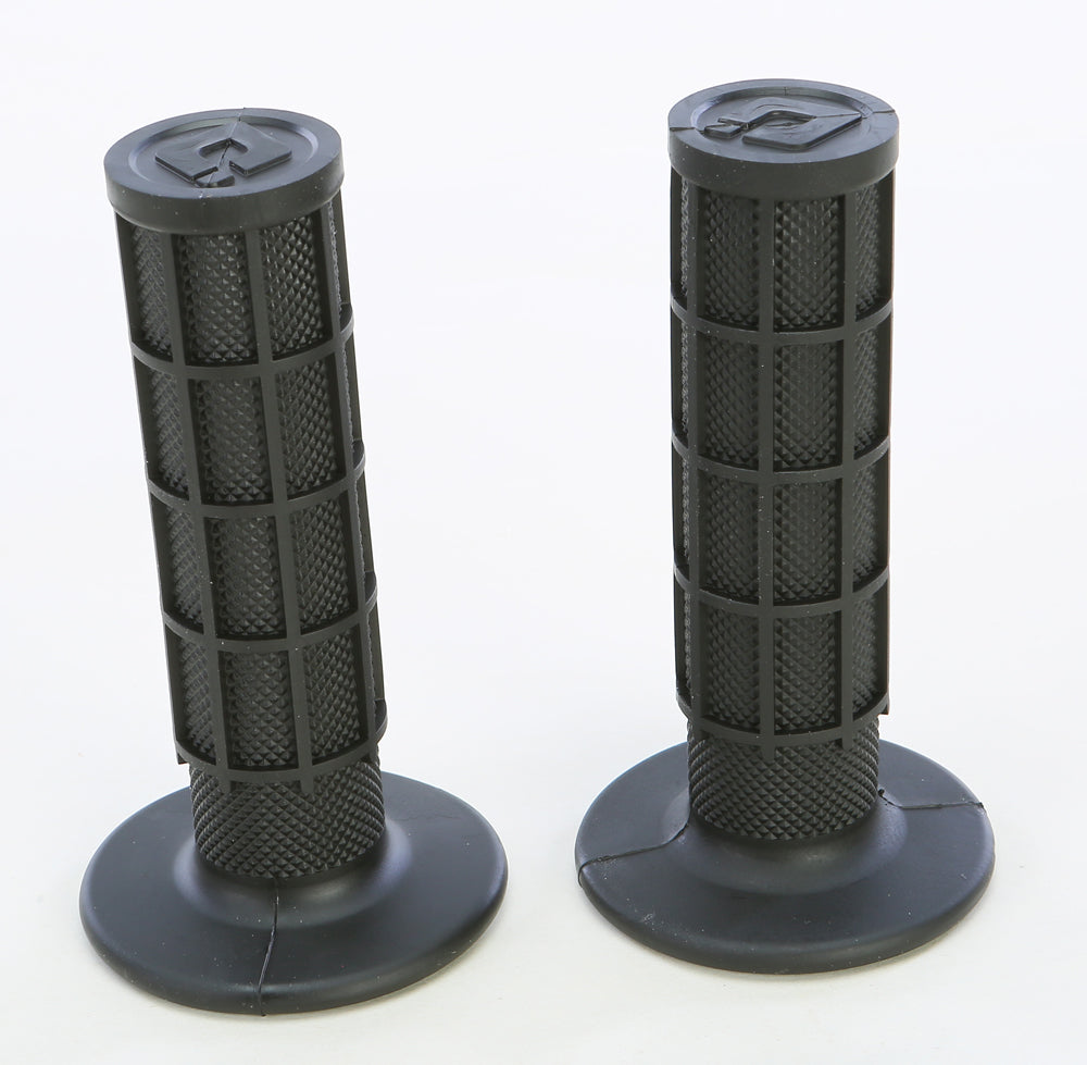 ODI Ruffian Full Waffle Grips Black - Part H02RFB for Enhanced Motorcycle Handling