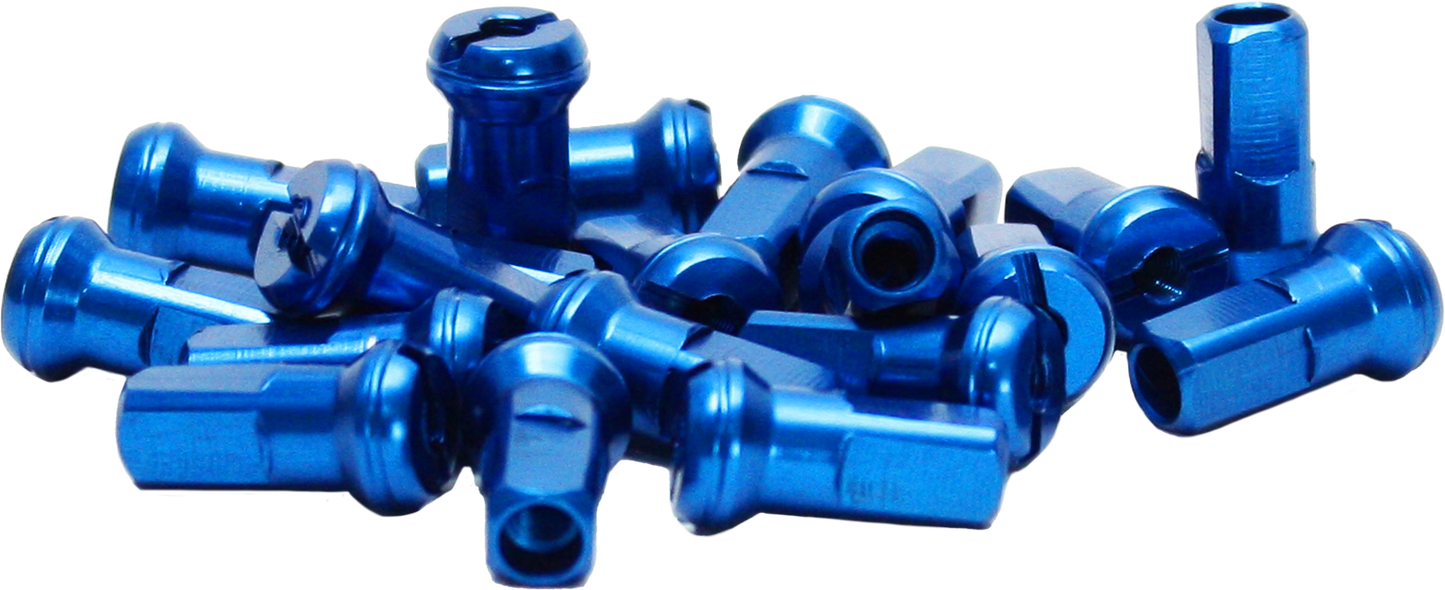 SPOKE NIPPLES BLUE
