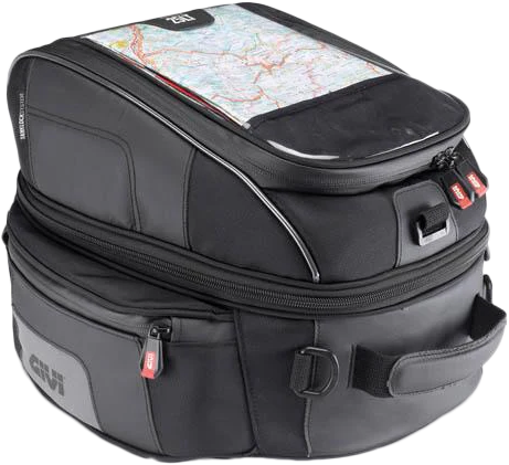 GIVI Tanklock Tank Bag 25L Black - Secure Motorcycle Fuel Tank Storage