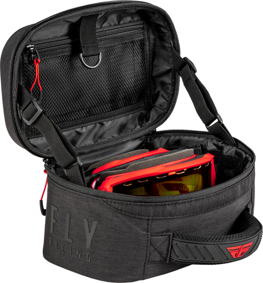 Fly Racing Dual Goggle Case Black – Durable, Compact Storage Solution