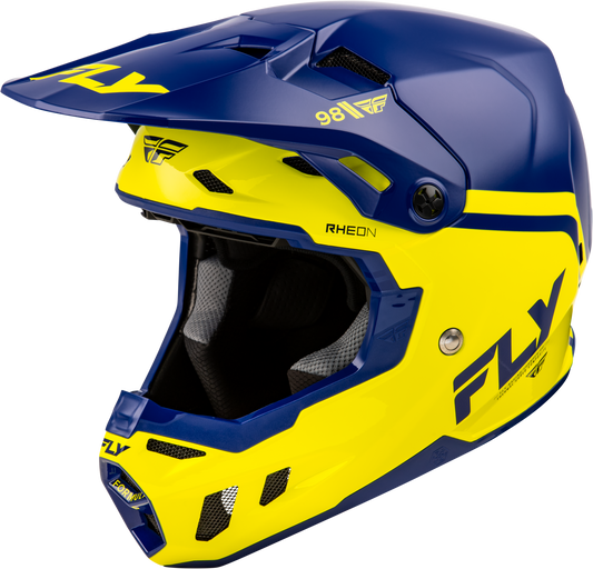 YOUTH FORMULA CC OBJECTIVE HELMET NAVY/YELLOW YL