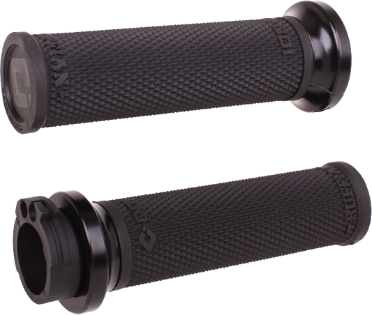ODI Rufian Grips Cable 1 inch Black/Black - Performance Motorcycle Handlebar Grips