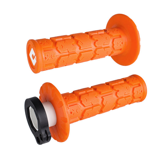 ODI Rogue Off Road Lock-On Orange Grips with V2 Lock On System - Part H36RGO