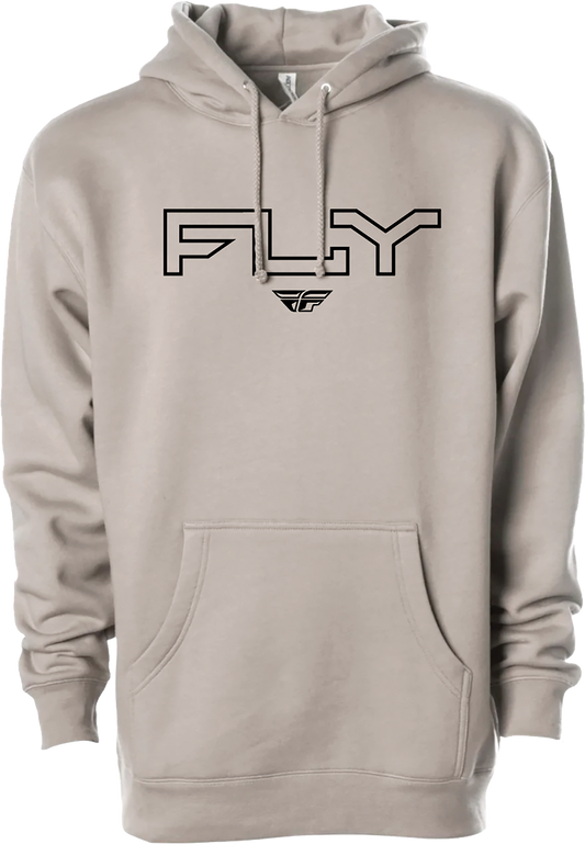Fly Edge Hoodie Cement 2x