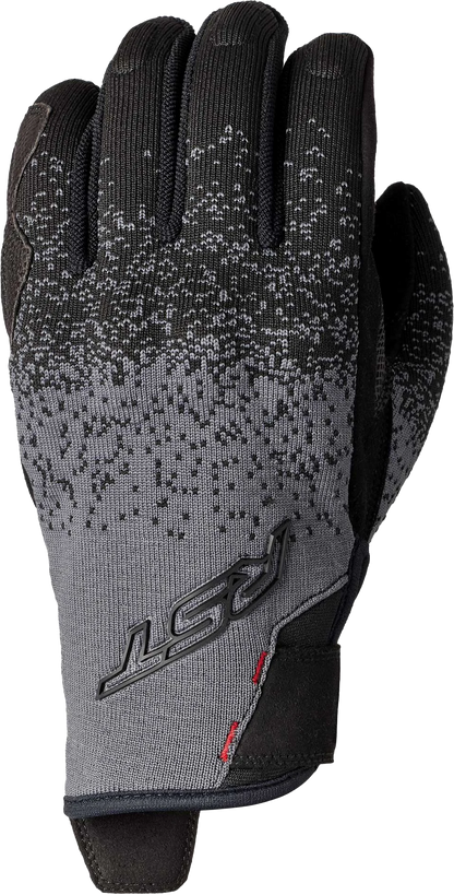 RST K Sport CE Level 1 Gloves Black and Grey Textile - Part Number 103583BLK-08