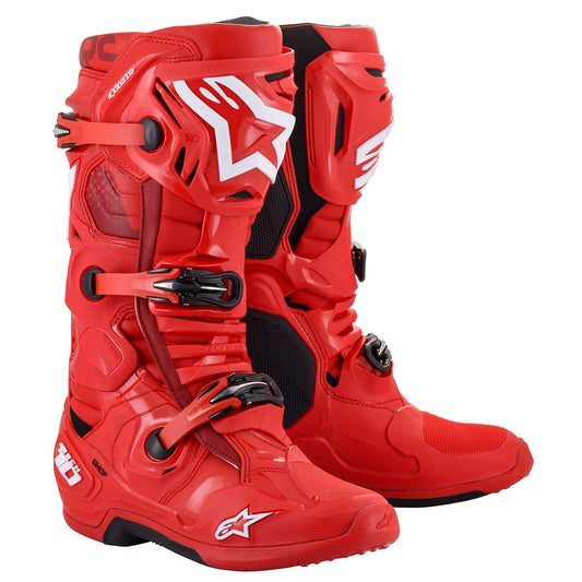 Alpinestars Tech 10 MX Boots (Red, 13)