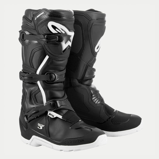 Alpinestars Tech 3 Enduro Waterproof Motocross Boots (Black/White, 13)