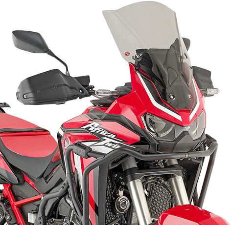 GIVI D1179S Smoke Windshield for Motorcycle - Enhanced Wind Protection and Style