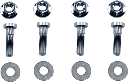 MOOSE OFFROAD Wheel Stud and Nut Kit for Front and Rear - Fits 2011-2024 Kawasaki Brute Force 750, Part #85-1026