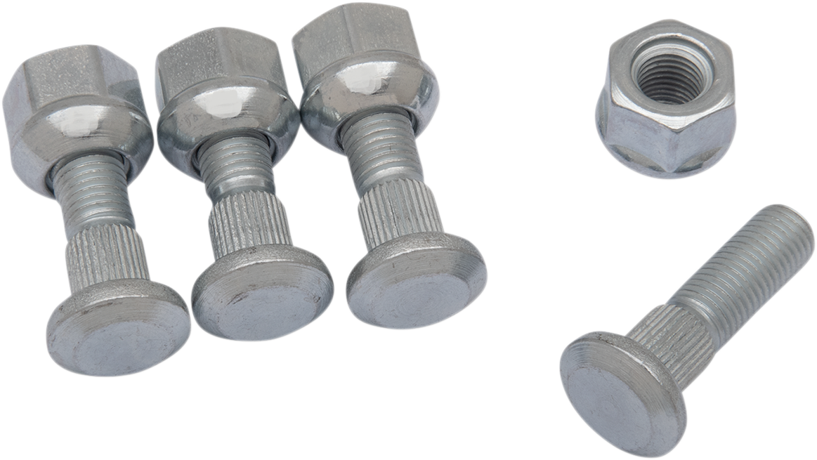 MOOSE OFFROAD Wheel Stud and Nut Kit for Honda TRX, FL, and ATC 1985-2011 - Part No. 85-1048