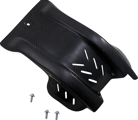 Moose Offroad Carbon Fiber Skid Plate for Gas Gas, Husqvarna, and KTM MSP45019T