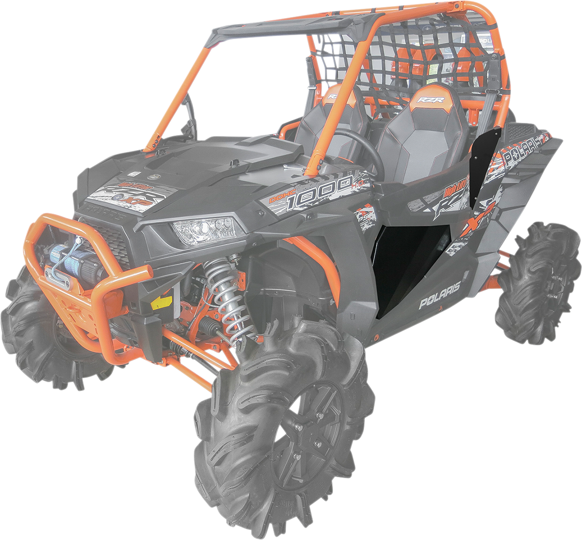 Moose Offroad Lower Door Insert for Polaris – Part 2444.7476.1, Black