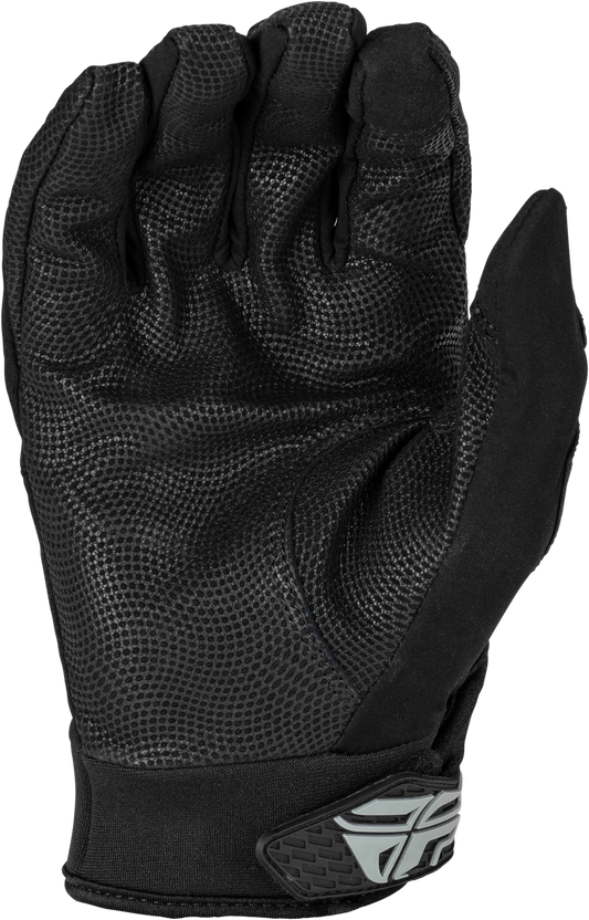 Fly Racing Boundary Gloves Black XS - Durable Genuine Goat Skin Leather with Windproof and Weatherproof Features
