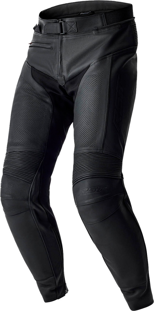 RST T2 D3o Leather Pants Black 3XL – Durable Motorcycle Riding Gear