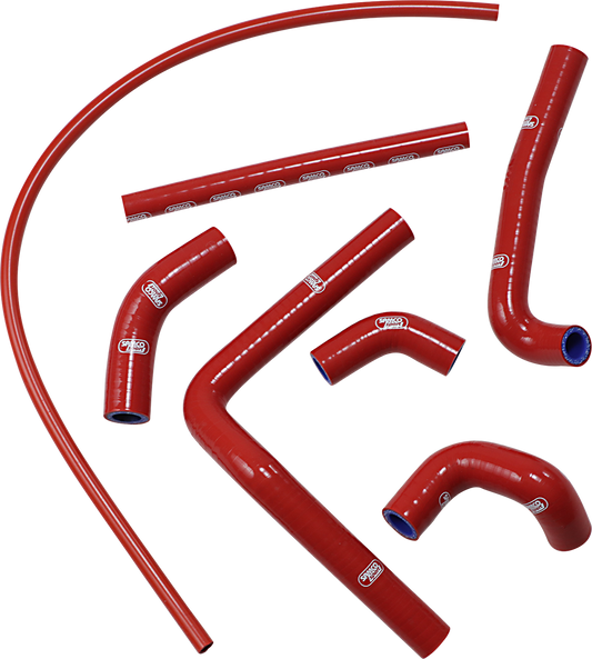 Moose Offroad Race Fit Radiator Hose Kit – Red for Honda HON-17-RD