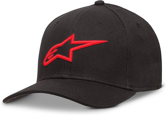 Alpinestars Ageless Curve Hat Black/Red 1017-81010-1030-S/M