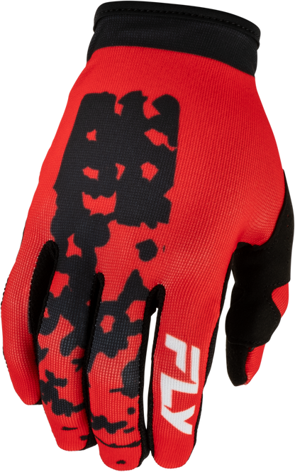 Youth Lite Flake Gloves Red/Black Yl