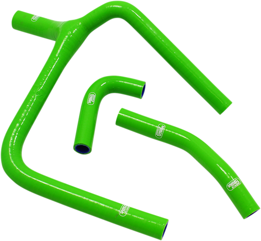 Moose Offroad Race Fit Radiator Hose Kit - Green for Kawasaki KAW96-GN