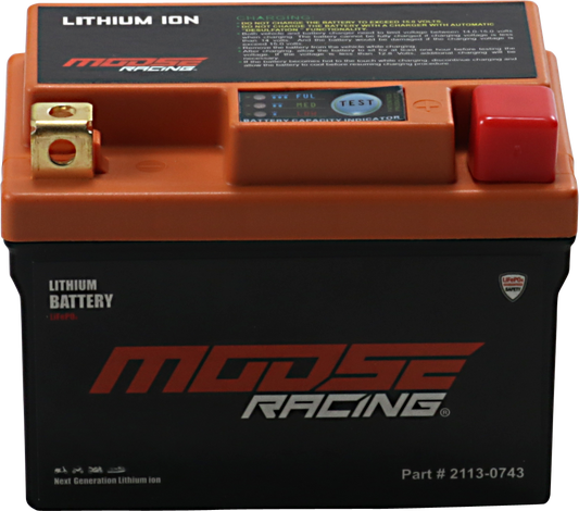MOOSE OFFROAD Lithium LiFePO4 Battery HUTZ75-FP - Lightweight, Fast Recharge, Long Cycle Life