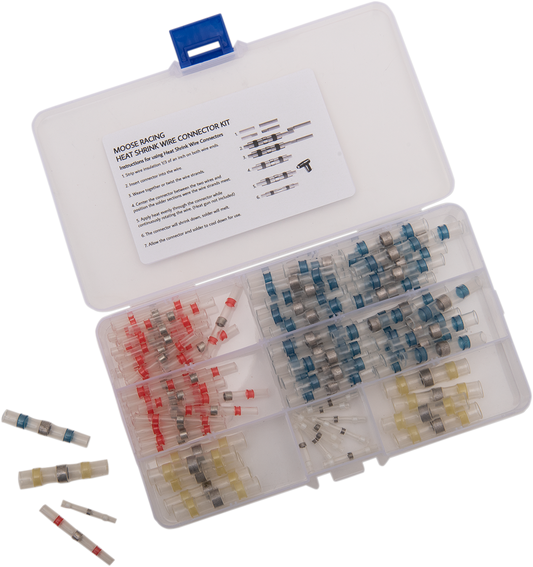 MOOSE OFFROAD 100-Piece Heat Shrink Wire Connector Kit Model 03-1000M