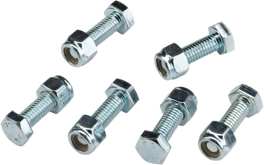 Moose Offroad Front Rotor Bolts for Honda 039-6A04 - Grade 10 Nickel-Plated OEM Sprocket Head