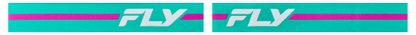 Fly Racing Zone Pro Goggle Teal and Purple with Black Mirror Smoke Lens