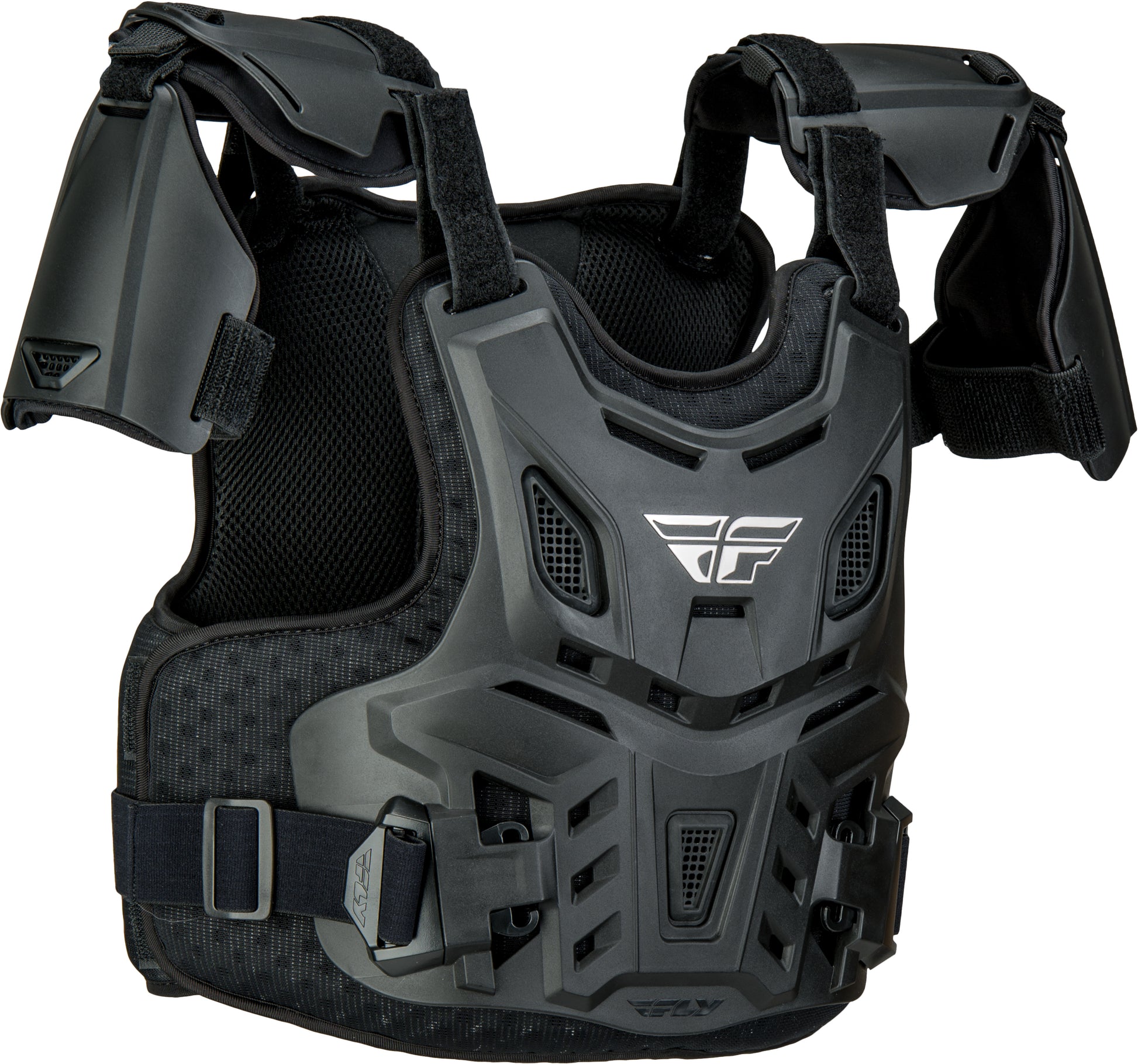 Fly Racing Youth CE Revel Roost Guard Black (Part Number 36-16060 YTH CE BLK)