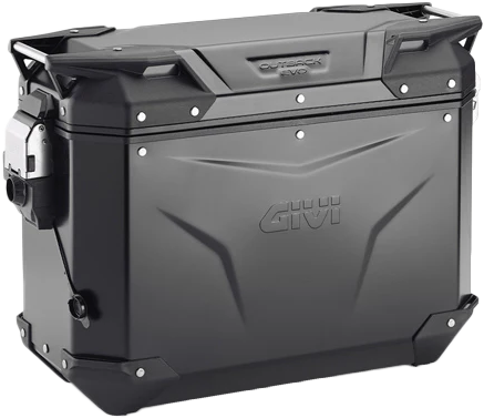 GIVI Outback Evo Smart Case 37L Left Side Black - OBKEV37BL