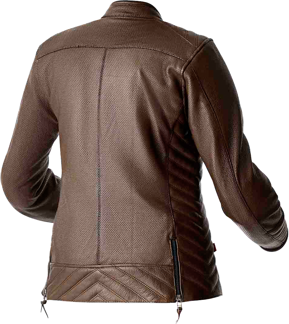 RST Women's Roadster Air D3o Leather Jacket - Brown, Size XS