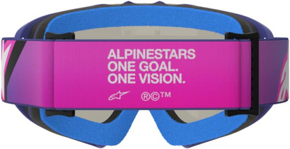 Alpinestars Vision Youth Goggles Corp Purple Fluo/ Pink - Blue Mirror