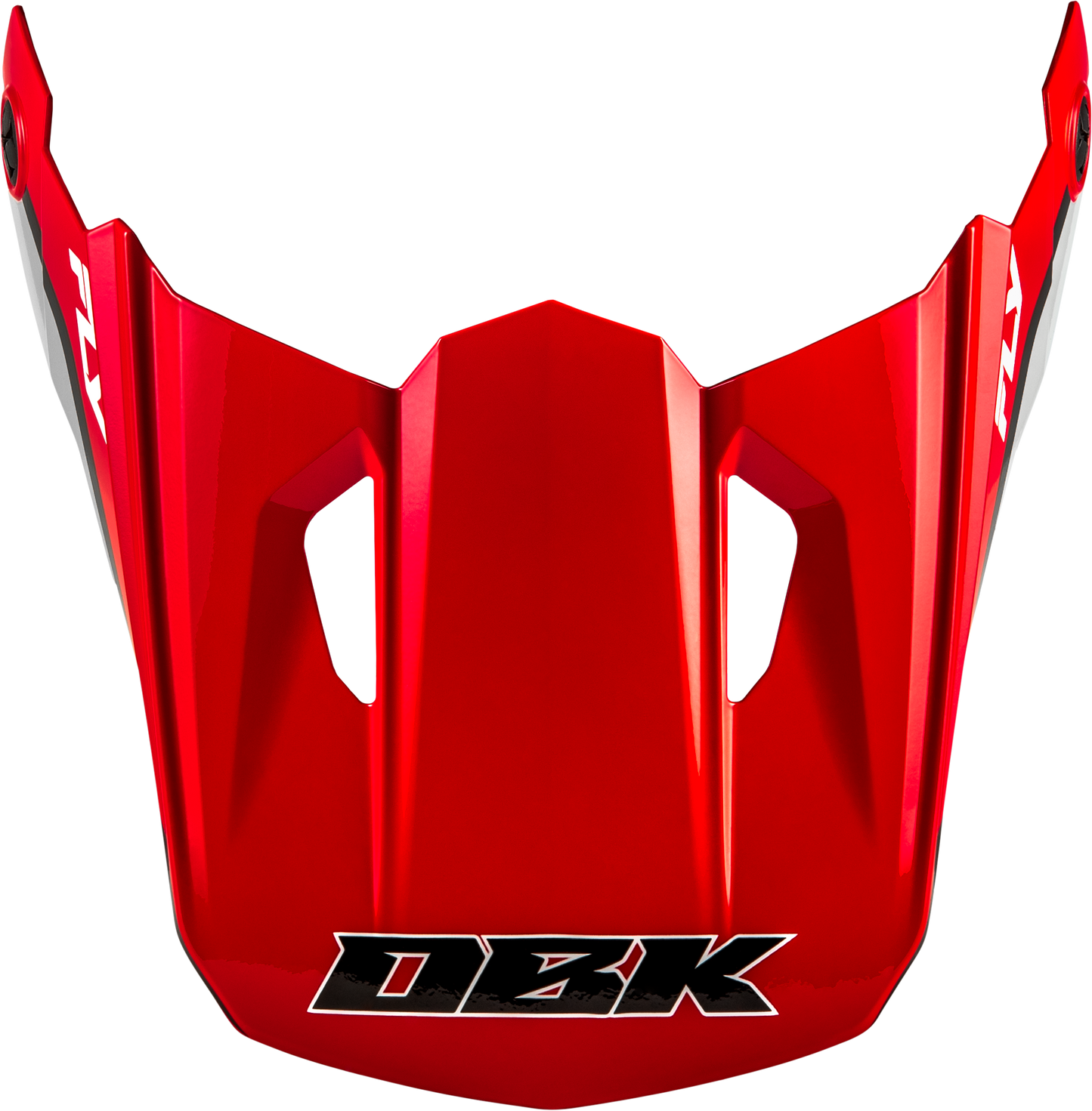 Fly Racing Kinetic DBK Helmet Visor Red/Black/Grey Medium/Large - DOT and ECE22.06 Approved