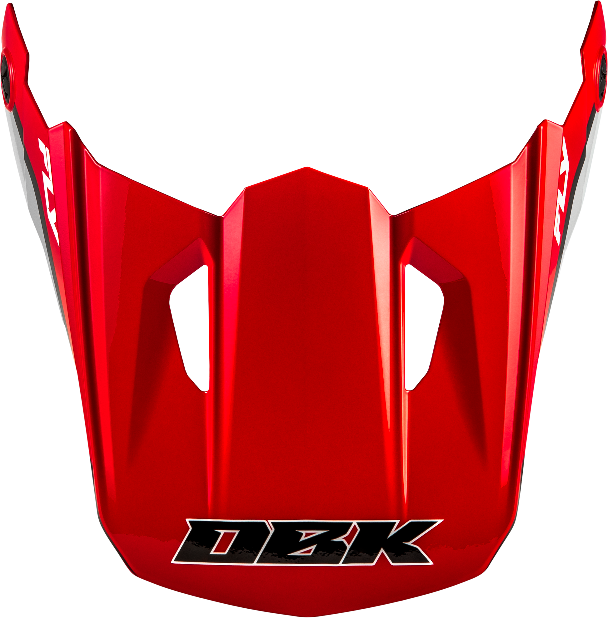 Fly Racing Kinetic DBK Helmet Visor Red/Black/Grey Medium/Large - DOT and ECE22.06 Approved