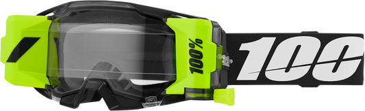 100-Percent Armatic Forecast Goggle with Black Frame and Clear Lens