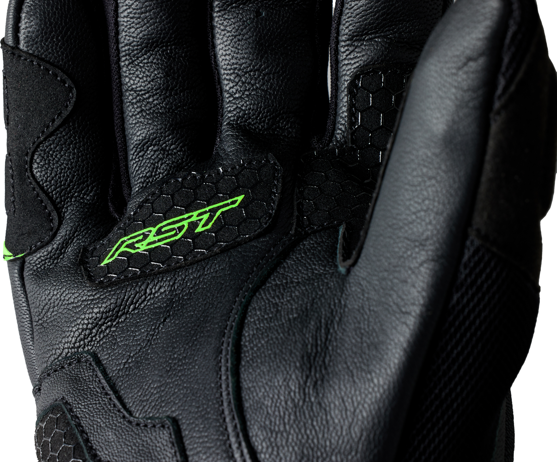 RST S1 Mesh CE Gloves Black and Neon Green, Extra Large - Part Number 103182NEO-11