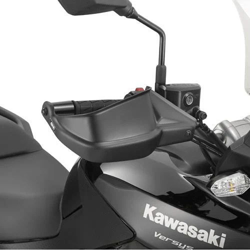 GIVI HP4103B Hand Protectors for Kawasaki and BMW - Black