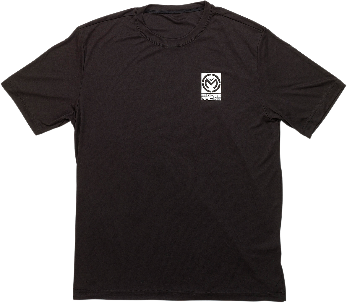 Moose Offroad Distinction T-Shirt - Black - Large (Part No. 3030-18546)