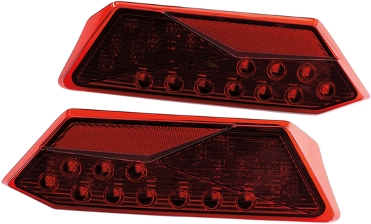 Moose Offroad RZR1000 Red LED Taillights - Part 100-3385-PU