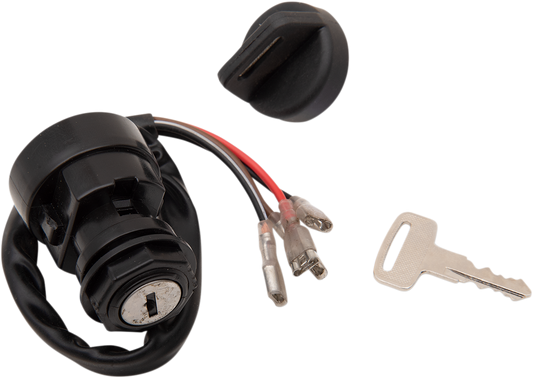 Moose Offroad Polaris Ignition Switch 100-3062-PU - OEM Replacement with Keys and Mounting Nut