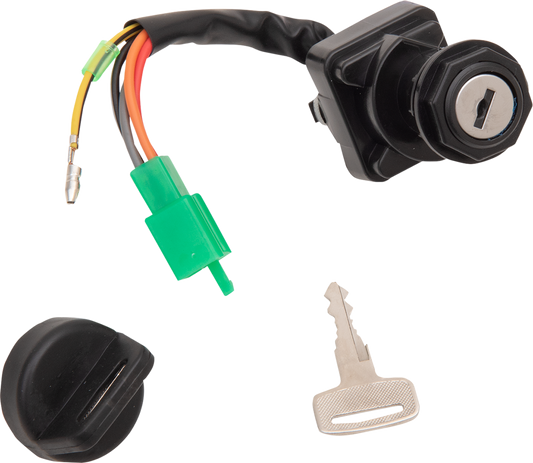 Moose Offroad Suzuki Ignition Switch 300-0123-PU – OEM Replacement with Keys and Mounting Nut