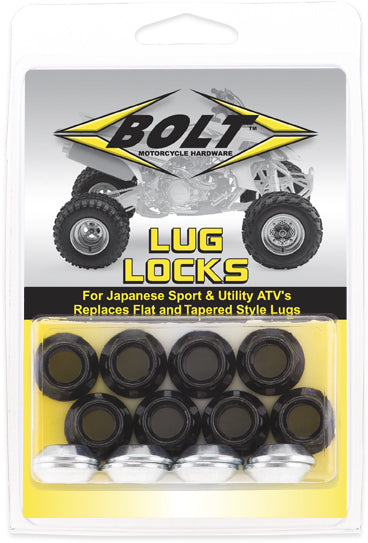 BOLT 2005-LUG.B Lug Locks Black for Wheel Compatibility and Security