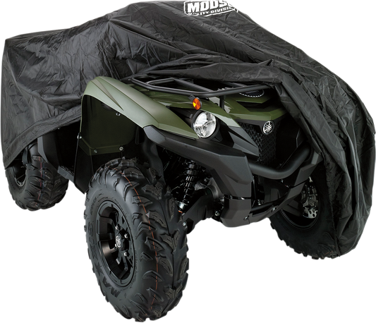 Moose Offroad Dura ATV Cover XL (Part #4002-0099) - Weather-Resistant Black ATV Cover