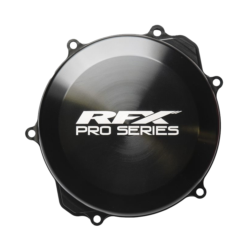 RFX FXCC 40400 99H2 Clutch Cover Hard Anodized Black for Yamaha and Fantic