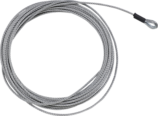 MOOSE OFFROAD Aggro Winch Wire Rope - 7/32" Part 105798 for 2,500-4,500 lbs Winches