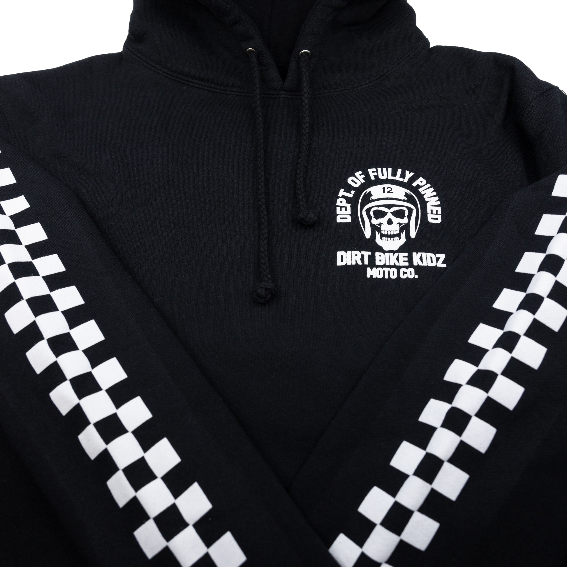 DBK Fully Pinned Hoodie Black 2X - Comfortable Cotton/Poly Blend for Adults and Youth