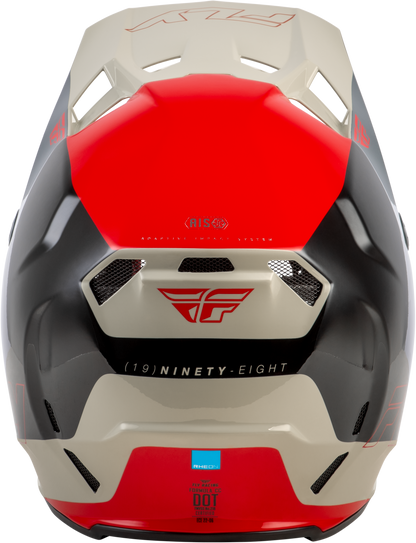 Fly Racing Formula CC Glide Helmet Black/Red/Grey XS – Lightweight, Impact-Resistant Motocross Helmet