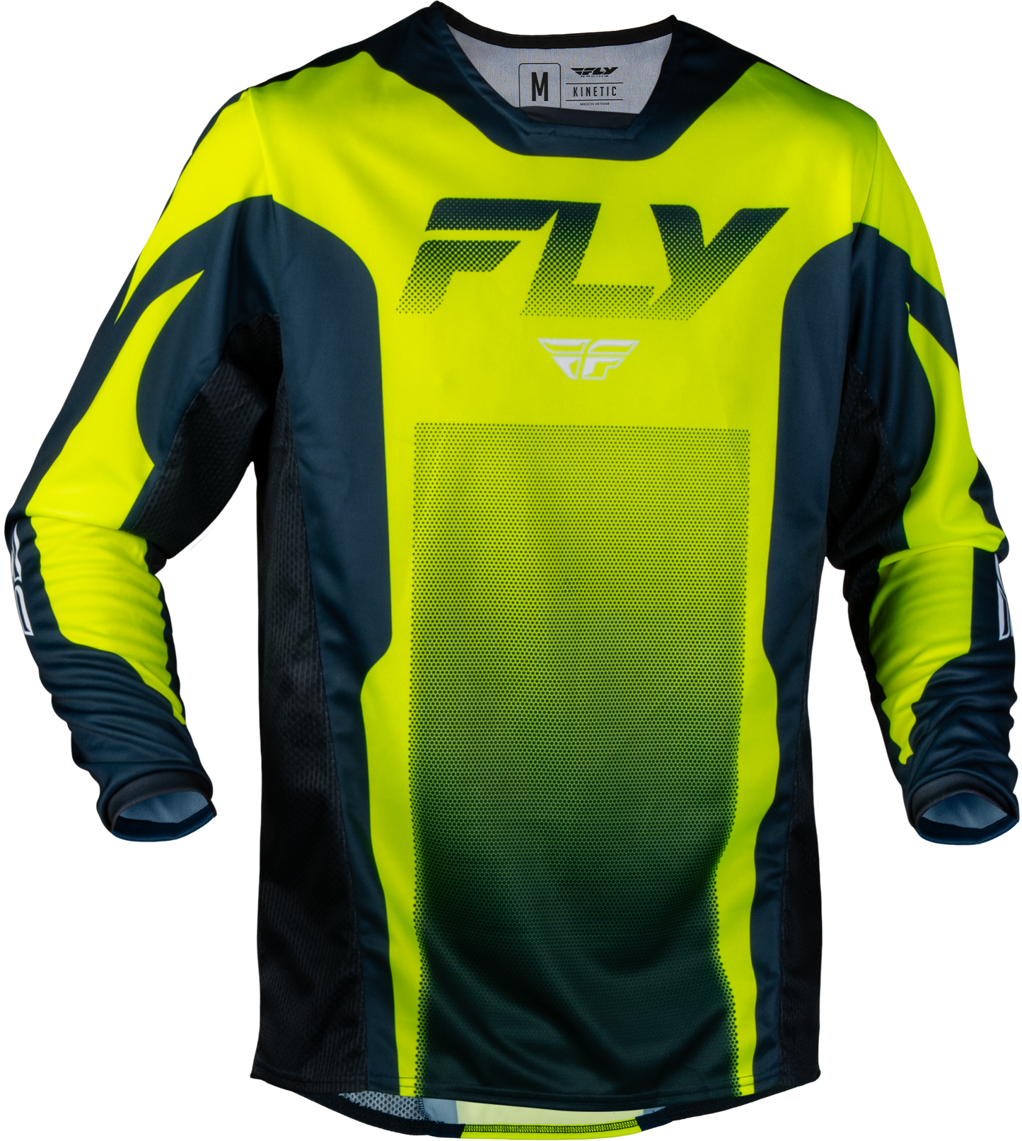 Kinetic Fade Jersey Hi Vis/Navy/White Sm