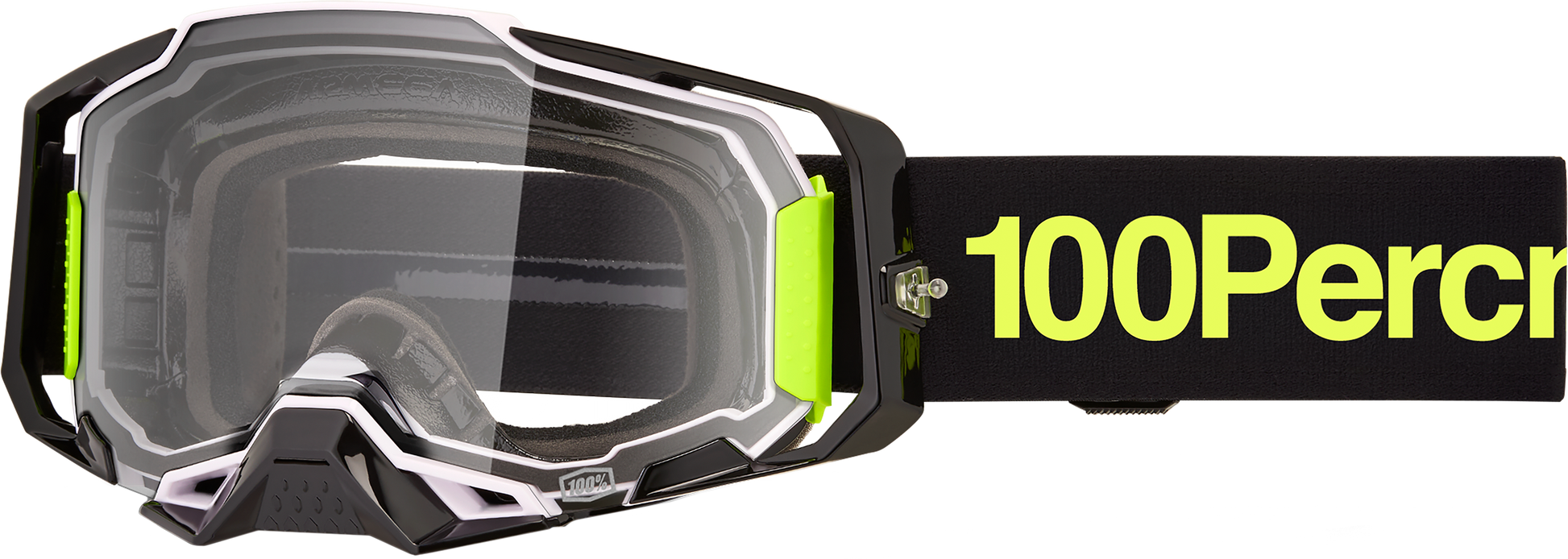 100-Percent Armega Goggle with Clear Lens – Impact-Resistant, High-Definition Vision for Motocross